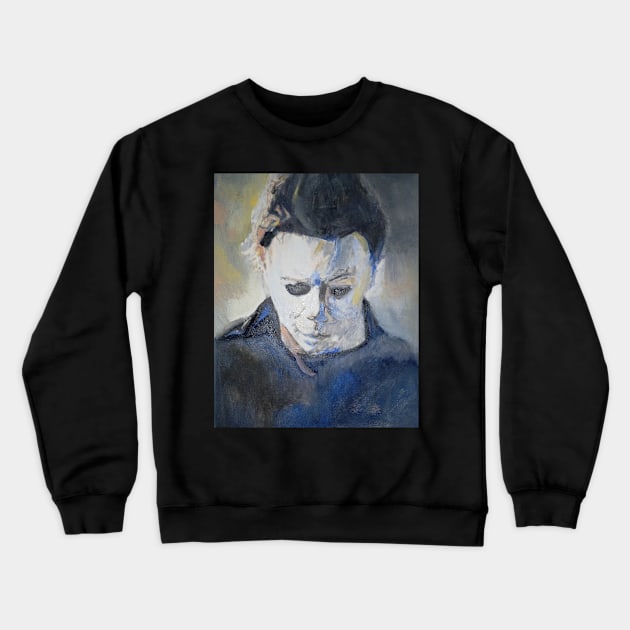 Michael Myers Crewneck Sweatshirt by Mike Nesloney Art